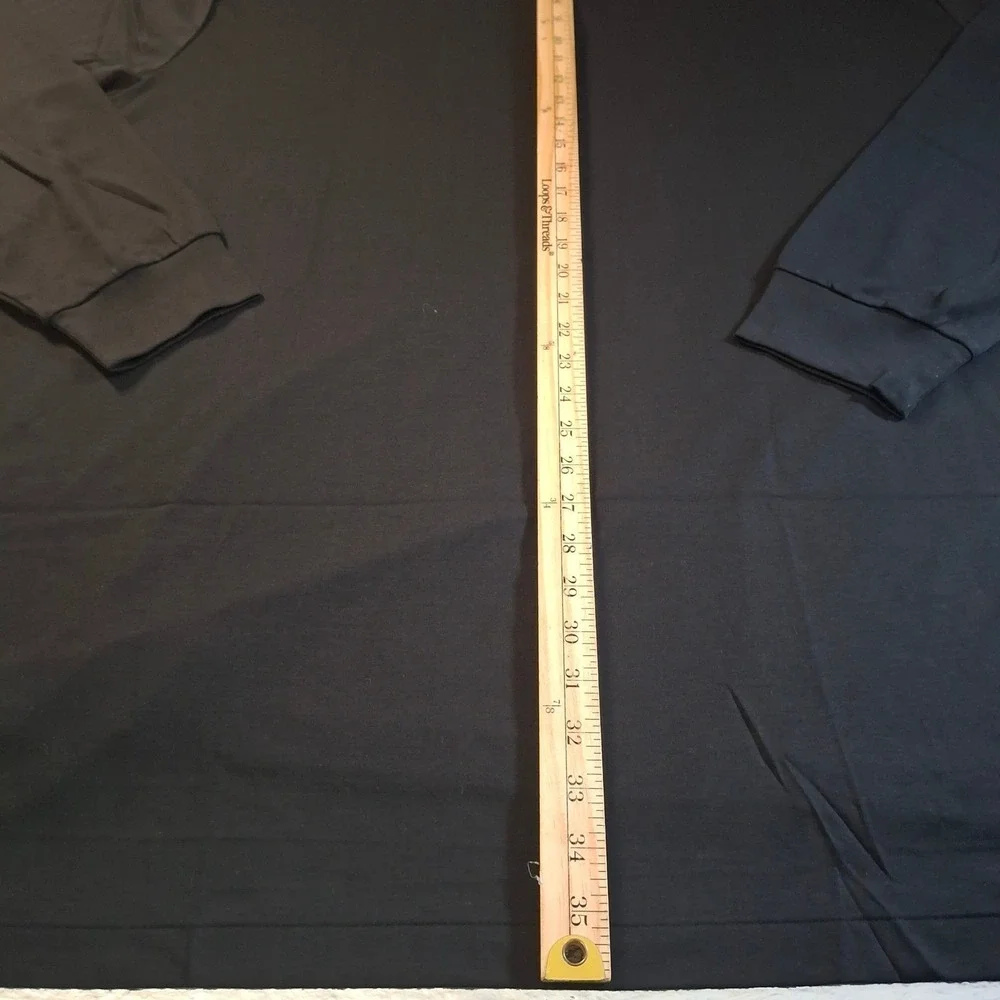 Polo Ralph Lauren Mens 4XLT Black Pima Soft Touch Long Sleeve Polo Shirt NWT